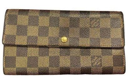 LOUIS VUITTON Card Wallet Damier Ebene