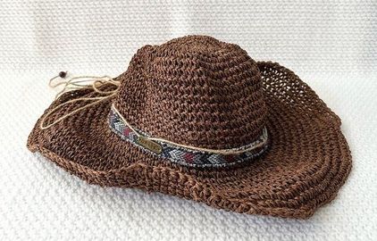 Brown Raffia Ribbon, Brown Straw Ribbon