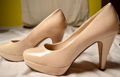 Call it spring Nude Heels Tan Size 8 6 80 Off Retail From