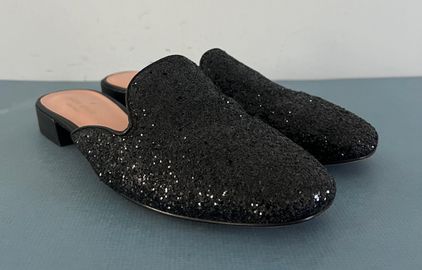 Kate spade glitter on sale mules