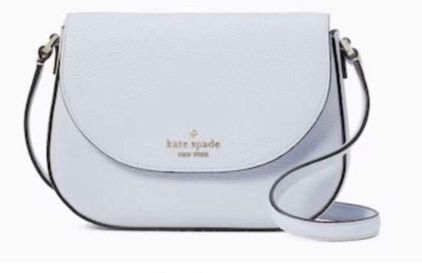 New Kate Spade Leila Shoulder Bag Pebble Leather Taro Milk