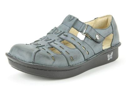 Alegria Pesca Fisherman Leather Sandals Blue Veg Size 8/8.5 (38) Spring  Travel - $36 - From Alexis