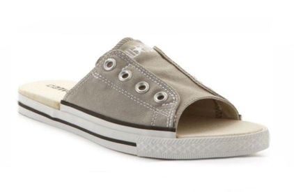 Converse Chuck Taylor All Star Grey Cut Slip On Slide Unisex Sandals Gray Size 7 - $75 - From