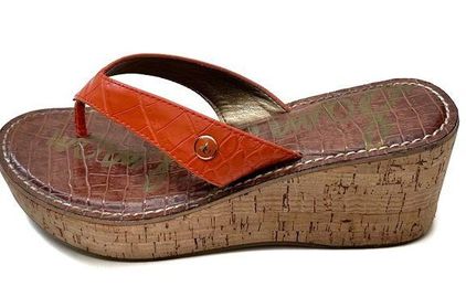 Sam edelman on sale cork wedge sandals