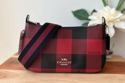 Coach Nolita 15 With Buffalo Plaid Print