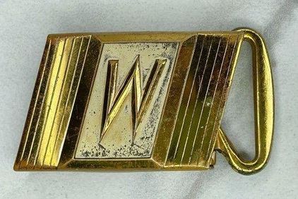 Monogram Initial Belt Buckles