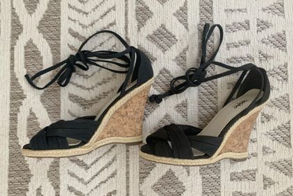 Mossimo Supply Co Mossimo Presta Ankle Tie Sandal Espadrille