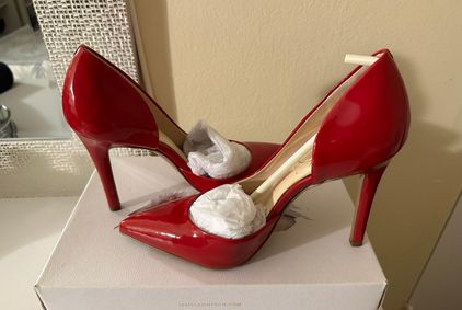 Jessica simpson store red high heels