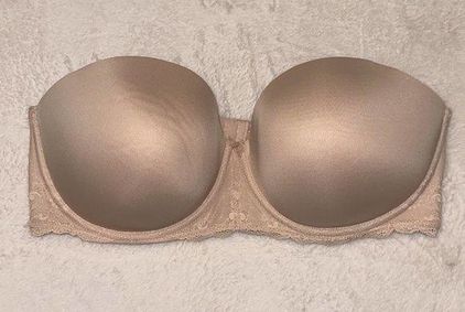 Victoria's Secret Torrid Curve Plus Size Nude Strapless Bra Size 40DDD -  $21 - From Kelly