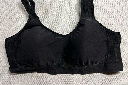 Truekind® Daily Comfort Wireless Shaper Bra in Black 2XL Size XXL