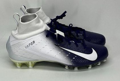 Nike Men's Vapor Untouchable Pro 3 White Purple Football Cleats