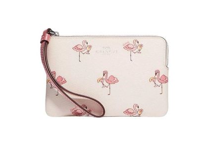 NWT - Coach Mini Skinny Id Card CaseWith Flamingo Print | eBay