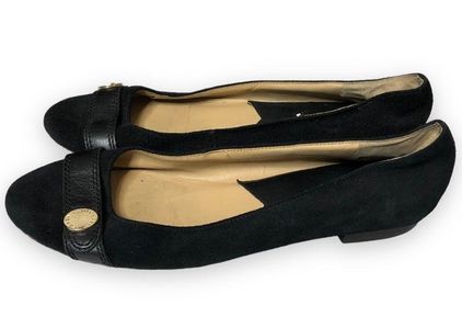 Michael kors black sales suede flats