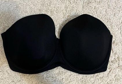 34H WACOAL Strapless black bra. Like new. Best selling strapless bra.