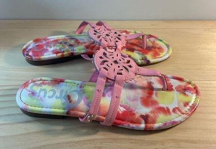 Sam Edelman Clara Sandal Flip Flop Flamingo Pink Women s Size 6.5