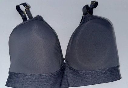 LIVELY Wireless Gray Spacer Bra Full Coverage Bra with No
