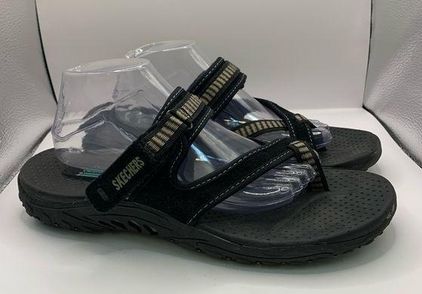 Modern Comfort Women's Reggae Mad Swag Multi/Navy Thong Sandals by Skechers  at Fleet Farm