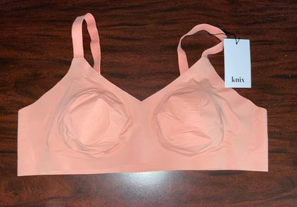 Knix NWT Thin Strapped Padded V-Neck Bra Size 5- Pink Ginger - $50 New With  Tags - From Hailey