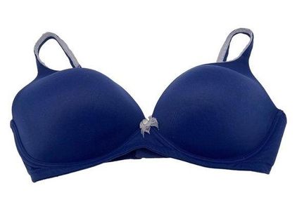 Victoria's Secret Body by Victoria No Wire Lightly Lined Bra Navy