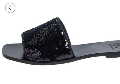 Tory Burch Sequin Sandals Black Size  - $94 (68% Off Retail) - From Karla