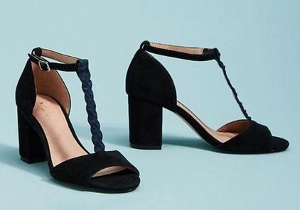 By Anthropologie T-Strap Sandals