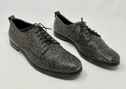 AGL Optic Pebbled Leather Oxford Shoes Size 40 69 From Bryan