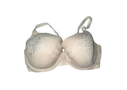 Victoria's Secret Nude Lace Underwire Bra 34DDD Tan Size undefined