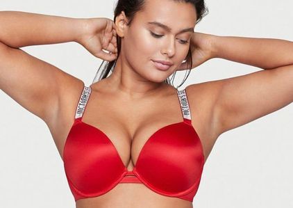 Victoria's Secret VERY SEXY Bombshell Add-2-cups Shine Strap Push