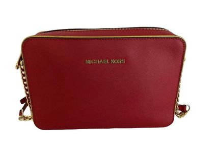 MICHAEL KORS RED CROSSBODY BAG