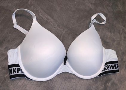 Victoria's Secret PINK Wear Everywhere Push-Up Bra Blue Size M - $13 (62%  Off Retail) - From Emily