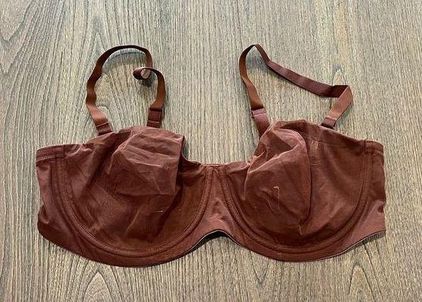 SKIMS NWT Ultra Fine Mesh Strapless Bra Mahogany Size 38D - $42 New With  Tags - From Ashley