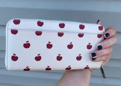 Kate Spade spencer apple toss zip-around continental wallet - $99 New With  Tags - From Janine