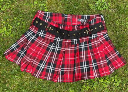 Vintage 3 Color Plaid Y2K Long Skirt