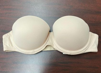 Victoria's Secre Pink Wear Everywhere Strapless Push up Bra Size