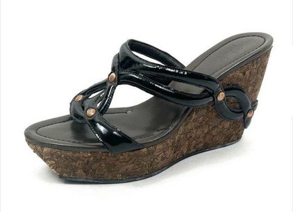 Cole Haan Acoma Leather Wedge Sandal - Free Shipping | DSW