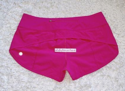 Lululemon Sonic Pink Speed Up Shorts 2.5” Size 8 - $54 - From