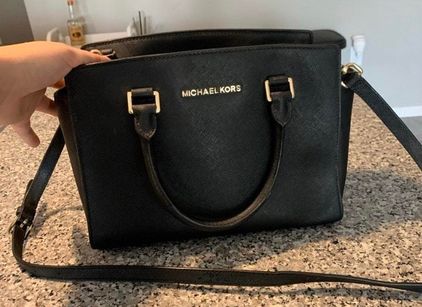 Michael Kors Black Crossbody Handbag - $133 (59% Off Retail