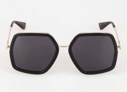 Gucci 0307 Foldable Aviator Sunglasses in Metallic