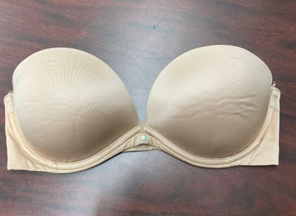 Women's white Strapless Bras Size 32D, Underwear for Women