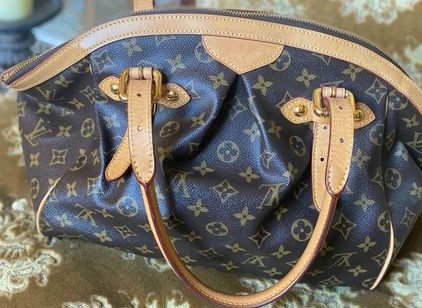 Louis Vuitton Brown, Pattern Print Monogram Tivoli GM