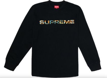 Supreme | Meta Logo Long Sleeve Top Black Size M - $120 - From J