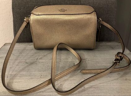 Coach Gold Crossbody Bag - $155 (43% Off Retail) - From Kelley