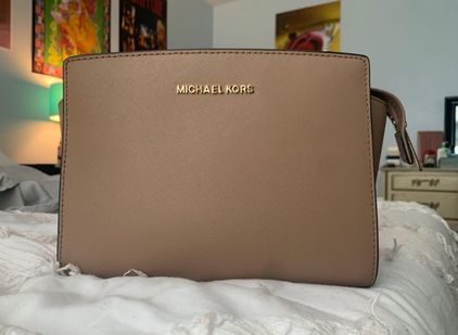 MICHAEL KORS Selma Saffiano Leather Medium Satchel