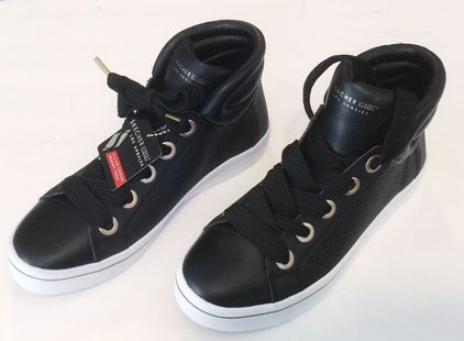 skechers street los angeles black leather