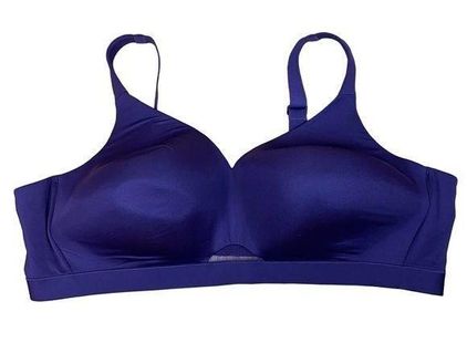 Cacique Purple Bra 54D Comfort Bliss Lightly Lined Wireless Size