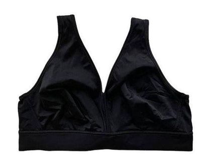 Jockey Women's Bra, Forever Fit Supersoft Modal V-Neck, Black Bra