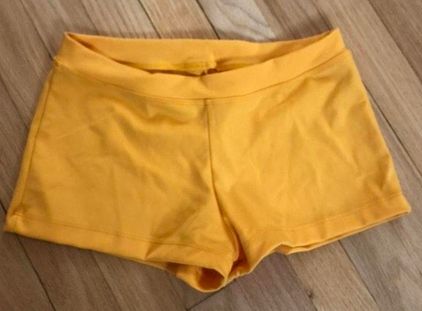 yellow dance shorts