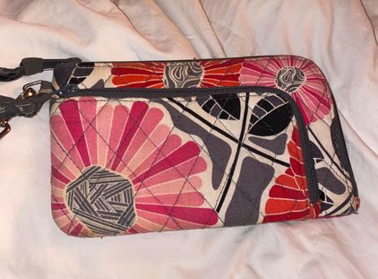 Vera Bradley Wallet Wristlet Pink 7 From Keeley