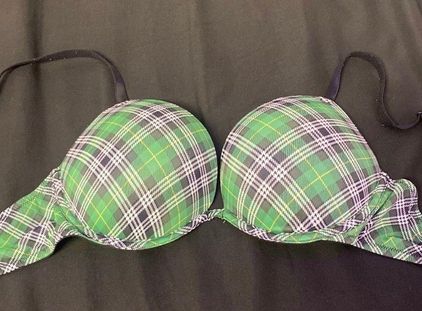 Victoria's Secret PINK Wear Everywhere Super Push Up Bra Green