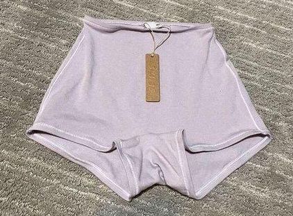 SKIMS Cotton Jersey Boy Shorts Panty Lavender Iris Mica, XXS NWT - $23 New  With Tags - From Jessica